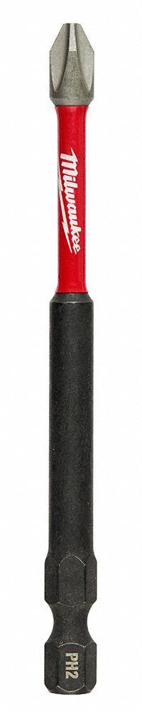MILWAUKEE Power Bit: Power Bit, Imperial, PH2 Bit Industry Size, #2 Bit Size, Std, Hex, 25 PK (MPN 48-32-4191). Key specifications — attr1119695: MILWAUKEE; attr1119703: Alloy Steel; attr1119710: Standard; attr1119708: Hex; attr1202404: #2.