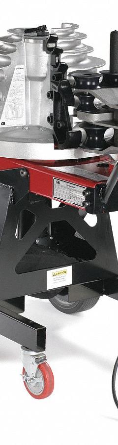 GARDNER BENDER Electrical Conduit Bender: Corded, Wheels and Shoes Included, 110/115 V AC (MPN B2000). Key specifications — attr76536: 110/115 V AC; attr917572: Vertical; attr76497: GARDNER BENDER.