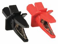 POMONA Test Clip: CAT III 600V, Alligator Clip, 3 1/4 in Lg, Steel, Black/Red, 600 V Max Volt (MPN 5914). Key specifications — Color: Black/Red; Brand: POMONA.
