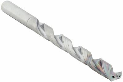 OSG A BRAND Extra Long Drill Bit: 9 mm, 165 mm Overall Lg, 140° X-Thinning Point - Coolant-Through Solid Carbide Extended-Length Drill Bits for Steel & Cast Iron