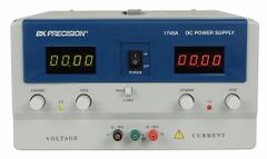 B&K PRECISION DC Power Supply: Digital DC, 5.7 in H x 10.5 in W x 15 in D, 2 Displays, Not Certified (MPN 1745A). Key specifications — Line Regulation Current: 0.4% + 5 mA; Load Regulation Voltage: Less Than 0.04% + 2 mV; Calibration Certificate Type: Not Certified; Manufacturer Part Number: 1745A; Brand: B&K PRECISION; Includes: Spare Fuse; Line Regulation Voltage: Less Than 0.2% + 2mV; Load Regulation Current: 0.4% + 5mA.