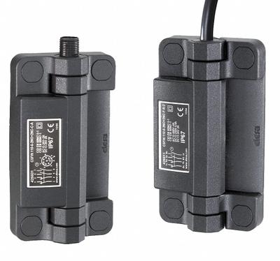 ELESA Hinged Safety Interlock Switch: CFSW Series, Bottom Output, 1NO/3NC - Hinged Safety-Interlock Switches
