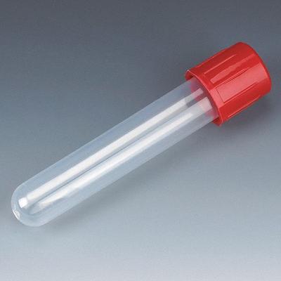 GLOBE SCIENTIFIC Test Tube: Test Tube, Polypropylene, 5 mL Capacity - mL, 0.17 oz Capacity - oz - Plastic Culture Tubes