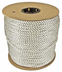 APPROVED VENDOR General Purpose Utility Rope: Twisted, 1/2 in Dia, 1,275 lb Working Load Limit (MPN 53843-0200). Key specifications — Brand: APPROVED VENDOR; Rope Type: Dynamic.