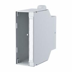 METZ CONNECT Fiber Optic Housing: Rail, Steel, OpDAT x M20 Cable Gland, 180° Mounting Angle (MPN 15024A10S-E). Key specifications — Housing Material: Steel; Includes Connector: Unequipped; Mounting Type: Rail; Product Type: Housing with Splice Tray and Crimp Splice Holder; Connector Color: Gray; Connection Type: OpDAT x M20 Cable Gland.