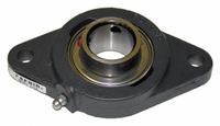 TIMKEN 2 Bolt Flange Bearing: Radial Ball, 1 1/4 in Bore, Cast Iron, Set Screws, 5 9/16 in Lg (MPN SCJT 1-1/4S). Key specifications — Bore Type: Cylindrical; Brand: TIMKEN; Lubricant Material: NLGI #2 Equivalent; Mounting Bolt Size: 7/16 in; System of Measurement: Inch.
