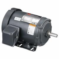 DAYTON General Purpose Motor: Rigid Base Mount, Totally Enclosed Fan Cooled, 1 1/2 hp, 3,465 RPM (MPN 48ZJ86). Key specifications — Brand: DAYTON; Nameplate Voltage @ 60 Hz: 208-230/460V AC; Full Load Current @ 60 Hz: 5.0/2.5 A; Nameplate RPM @ 60 Hz: 3,465 RPM; Motor Enclosure: TEFC.