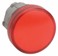 SCHNEIDER ELECTRIC Pilot Light Head: 22 mm Panel Mounting Hole Dia, Red, Smooth, XB4 Series (MPN ZB4BV04). Key specifications — Brand: SCHNEIDER; Compatible Lamp Module Type: BA9 Lamp Module; Compatible with Series: XB4.