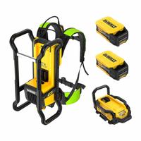 DEWALT Concrete Vibrator: Backpack, 12,000 vpm Vibrations per Minute, Brushless Motor, 10.0 Ah (MPN DCPS310AG2). Key specifications — attr117572: 10.0 Ah; attr117575: Yes; attr117579: (2) Batteries.