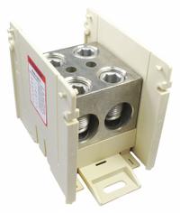 BURNDY Power Distribution Block: Open, Lug, Lug, 4 AWG – 500 kcmil For Line Side Wire Sizes (MPN BDBLCS6V1). Key specifications — attr1361688: Surface; attr1308686: BURNDY; attr1361672: Aluminum.