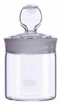 KIMBLE Weighing Bottle: 16 mL, Plug, 72 mm, Colorless, Closure Included, Narrow Mouth Size, ASTM/USP (MPN 15145-2550). Key specifications — Closure Type: Plug; Mouth Size: Narrow; Brand: KIMBLE; Body Color: Colorless.