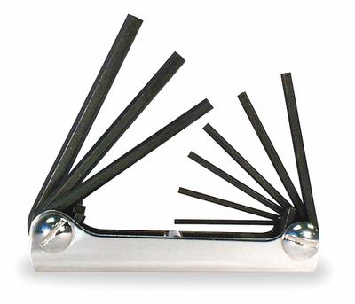 EKLIND Hex Key Set: 1 - 5 Pieces, Fold-Up Hex, Folding, SAE, Std End, Short, 1 Pieces - Folding Key Sets