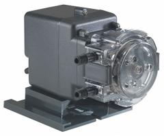 STENNER Peristaltic Chemical Metering Pump: 120V AC, 1/30 hp HP, 85 gpd Max. Flow Rate, Santoprene (MPN 85MFL5A1SUG1). Key specifications — Tubing Material: Santoprene; Brand: STENNER; Reproducibility: ±2.0%.