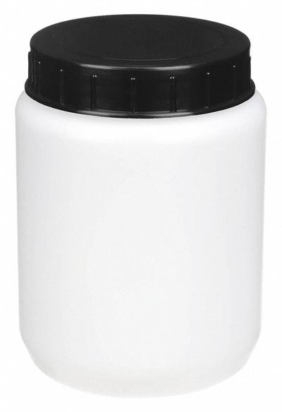 DYNALON Laboratory Jar: HDPE, Polyethylene, 16.9 fl oz, 86 mm Body Dia, 107 mm Ht - HDPE Lab Jars
