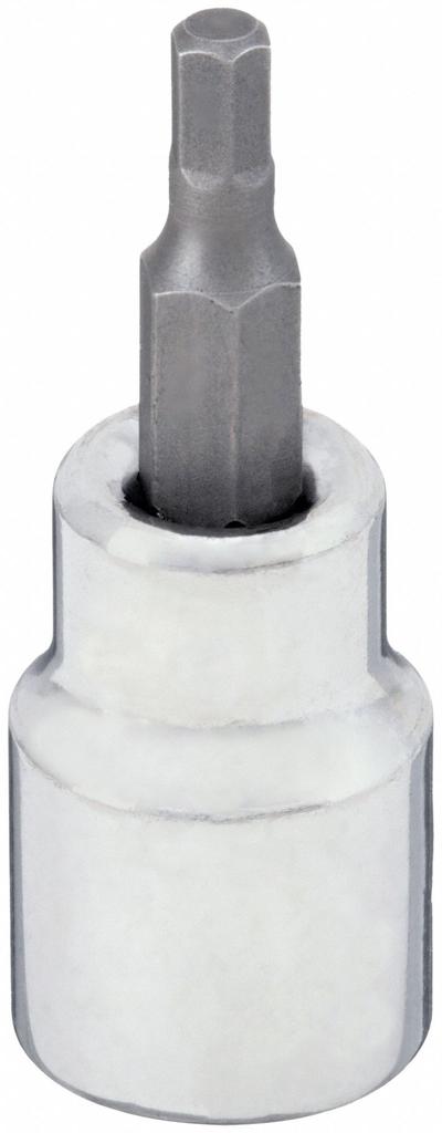 WESTWARD Socket Bit: 3/8 in Drive Size, Hex Tip, 4 mm Tip Size, 1 3/4 in Overall Lg - Hex Bit Sockets