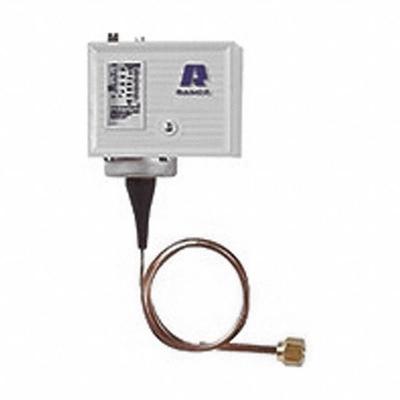RANCO Single Pressure Control: Low Limit, Auto Reset, 10 in Hg to 100 psi, 10 psi to 40 psi - Single-Pressure Controls