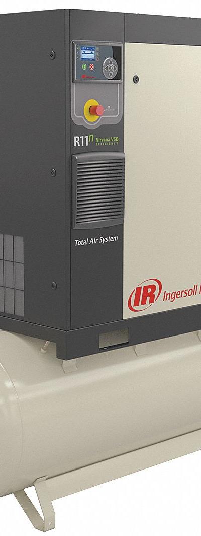 INGERSOLL RAND Rotary Screw Air Compressor: Horizontal - Horizontal Rotary Screw Air Compressors
