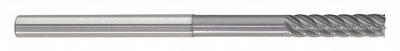 APPROVED VENDOR Corner Radius End Mill: Carbide, nACRo Coated, 6 Flute, 1/2" Mill Dia - Fast-Cutting Carbide Corner-Radius End Mills for Steel & Cast Iron