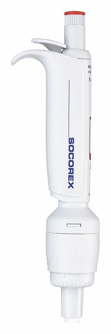 WHEATON Single-Channel Pipettor: 10 mL Capacity - Max, 0.01 mL Volume Increments - Single Channel Pipetters