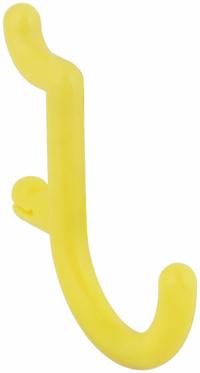 FUNCTIONAIRE J-Hook: 1/4 in Peg Hole, For 1 in Pegboard Hole Spacing, Snap-On, Surface, Yellow, 8 PK (MPN FH1-2). Key specifications — Color: Yellow; For Tool Type: Wrenches; Locking System: Snap-On; Mounting Type: Surface; Material: Thermoplastic; Accessory Type: J-Hook; Brand: FUNCTIONAIRE.