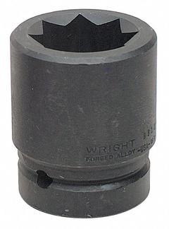WRIGHT Impact Socket: 1 in Drive Size, SAE, 1 5/16 in Socket Size, 8-Point, Std, Black Oxide (MPN 8810A). Key specifications — attr1215501: WRIGHT; attr1215515: Black Oxide; attr1215518: 1-5/16 in.