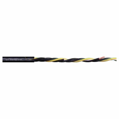 CHAINFLEX Motor Cable: 12 AWG, 5 Conductors, Order by the Foot, PVC Jacket - Continuous Flexing Power Cables for VFDs