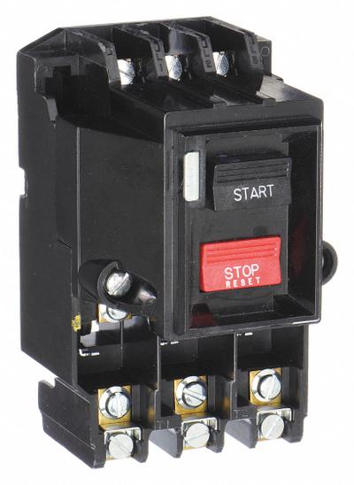 SQUARE D Manual Motor Starter: Non-Reversing, 3 Poles, 27 A, NEMA Size M-0 - Non-Reversing Starters with Thermal Overloads