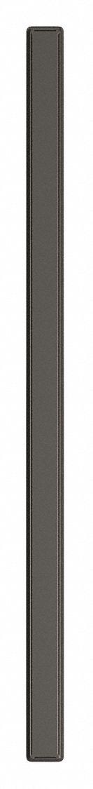 ASI GLOBAL Partition Column: Steel, Smooth Semi Gloss, Black, 82 in Ht, 4 in Wd, 1 1/4 in Thick (MPN 40-91370403-27). Key specifications — Inner Core Type: Honeycomb; Brand: ASI GLOBAL PARTITIONS; Color: Black; Finish/Texture: Smooth Semi Gloss.