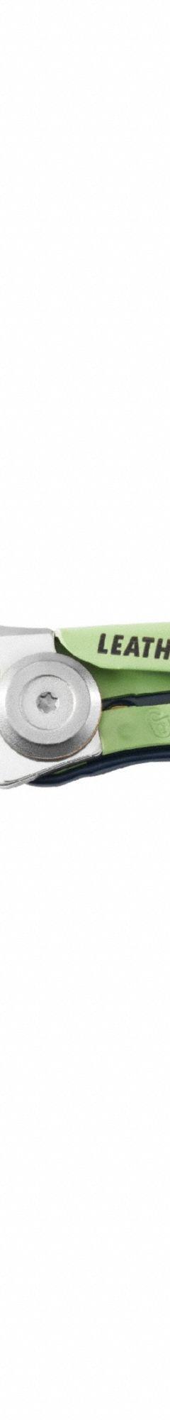 LEATHERMAN Knife: 2 1/2 in Blade Lg, 3 1/2 in Closed Lg, 5 3/4 in Overall Lg, Aluminum, Drop Point (MPN 833148). Key specifications — attr307539: Drop Point; attr307537: Aluminum; attr307538: Yes; attr324882: LEATHERMAN.