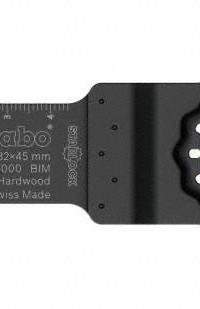 METABO Oscillating Tool Blade: 1 1/4 in Blade Wd, 1 3/4 in Overall Lg, Plunge Cutting, Bi-Metal (MPN 626956000). Key specifications — attr1097473: Hardwood; attr1097476: METABO; attr1097456: Plunge Cutting.