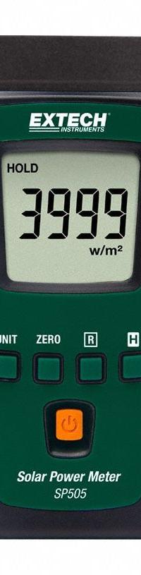 EXTECH Light Meter: Daylight (MPN SP505). Key specifications — Brand: EXTECH; Lights Tested: Daylight; Certificate of Calibration: Not Included.