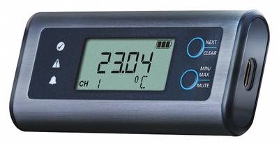 LASCAR Temperature Humidity Data Logger: 0%to 100% Relative Humidity Measured, 131°F - Temperature Data Loggers