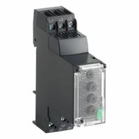 SCHNEIDER Phase Control Relay: DIN-Rail Mounted, 8 A Current Rating, 380 to 480V AC (MPN RM22TR33). Key specifications — Monitored Parameters: Phase Sequence; Manufacturer Part Number: RM22TR33; Brand: SCHNEIDER.