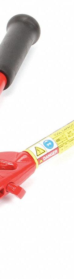 CRESCENT H.K. PORTER Bolt Cutters: Steel, For 5/16 in Max Dia Soft Steel, 14 in Overall Lg, Red (MPN 1490MC). Key specifications — attr308357: Red; attr308366: Steel; attr324820: CRESCENT H.K. PORTER.