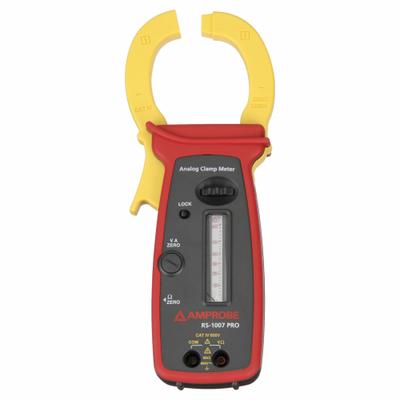 AMPROBE Analog Clamp Meter: Avg, CAT IV 600V, 1,000 A Max AC Current Measurement - Analog Clamp Meters