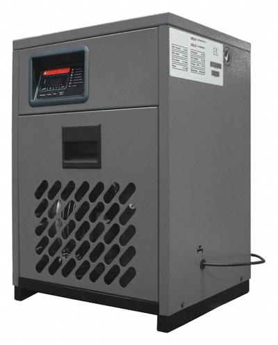 SPEEDAIRE Refrigerated Air Dryer: ISO Class 4, 10 cfm, 115V AC, 1/2 in NPT, 40°F Dew Point - Cycling Refrigerated Compressed Air Dryers