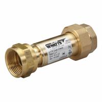 WATTS Backflow Preventer: LF7R, 1 in Pipe Size, Female Meter Swivel x Union FNPT, 26 gpm Flow Rate (MPN 1X1 LF7R10-U2). Key specifications — Brand: WATTS; Connection Type: Female Meter Swivel x Union FNPT.