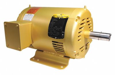 BALDOR General Purpose Motor: Rigid Base Mount, Open Drip Proof, 3 hp, 208-230/460V AC - Rigid Base 3-Phase General Purpose AC Motors