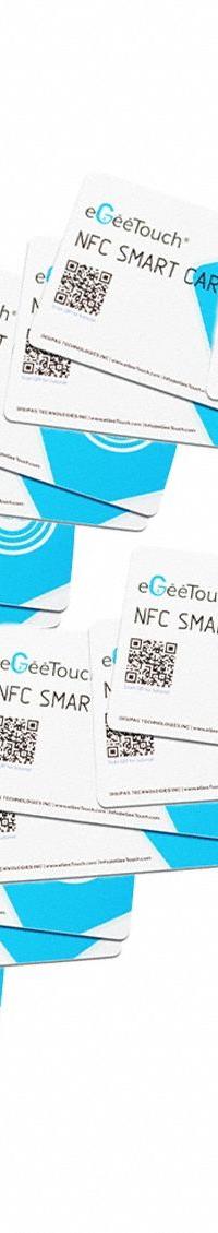 EGEETOUCH Smart Card: 20 PK (MPN 5-NFC-2020SC). Key specifications — Product Type: Access Key Card; Brand: EGEETOUCH; Manufacturer Part Number: 5-NFC-2020SC.