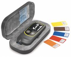 DEFELSKO Coating Thickness Gage: 40 mil Max Thick Measured, 0 mil Min Thick Measured, Digital, Steel (MPN POSITEST DFT COMBO). Key specifications — attr1002580: Digital; attr1002599: +/-0.1 mil + 3%; attr1002571: DEFELSKO; attr1002581: Wrist Strap.