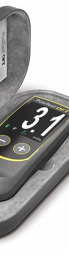 DEFELSKO Coating Thickness Gage: 40 mil Max Thick Measured, 0 mil Min Thick Measured, Digital, Steel (MPN POSITEST DFT COMBO). Key specifications — attr1002580: Digital; attr1002599: +/-0.1 mil + 3%; attr1002571: DEFELSKO; attr1002581: Wrist Strap.