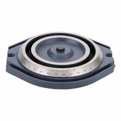 PALMGREN Vise Base: 14 in Overall Lg, 360° Swivel Angle, 13 in Overall Wd, 11/16 in, 9626608 (MPN 9626609). Key specifications — attr663940: PALMGREN; attr1018555: 9626608.
