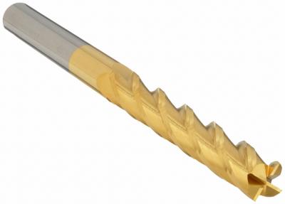 APPROVED VENDOR Square End Mill: Carbide, TiN Coated, 4 Flute, 1/2" Mill Dia, 1-1/2" LOC - General Purpose Carbide Square End Mills