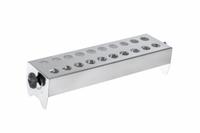 HEIDOLPH Test Tube Attachment: Orbital Core (036130600)/Orbital Core 2000 (036130610) (MPN 036213738). Key specifications — Hold Capacity: Test Tube from 12 to 16 mm; Brand: HEIDOLPH; Compatible with Manufacturer Model Number: Orbital Core 2000 (036130610); Material: Stainless Steel; Product Type: Test Tube Attachment.