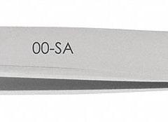 EXCELTA Tweezers: Stainless Steel, Point, Straight Tip, 0.25 mm Tip Thick (MPN 00-SA). Key specifications — attr1002355: Stainless Steel; attr1002345: EXCELTA; attr1002348: Stainless Steel; attr1002358: Smooth; attr1002361: 00.