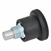 JW WINCO Indexing Plunger: Nonlocking, Steel Body w/ SS Plunger, M8x0.75 Thread (MPN 8XRM0). Key specifications — Brand: JW WINCO.