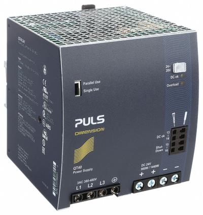 PULS DC Power Supply: DIN Rail, 960 W Output Power - Rated, 40 A Current - Output - DIN Rail Mount DC Power Supplies