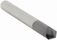 APPROVED VENDOR Chamfer Mill: Carbide, AlTiN Coated, 2 Flute, 82°, 3/8" Mill Dia, 2-1/2" OAL (MPN 209-082375B)