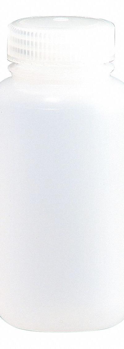 NALGENE Sampling Bottle: HDPE - HDPE Wide Mouth Round Lab Bottles