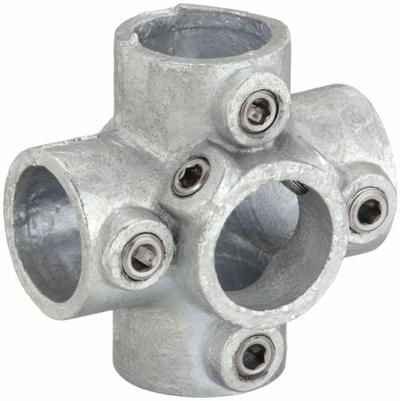 APPROVED VENDOR Structural Pipe Fitting: Four Socket Cross, Cross, 1 1/4 in For Pipe Size - Cast Iron Crosses & Tees